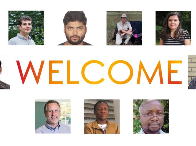 welcome new members october