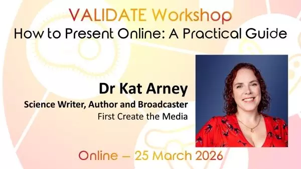 VALIDATE Workshop: How to Present Online