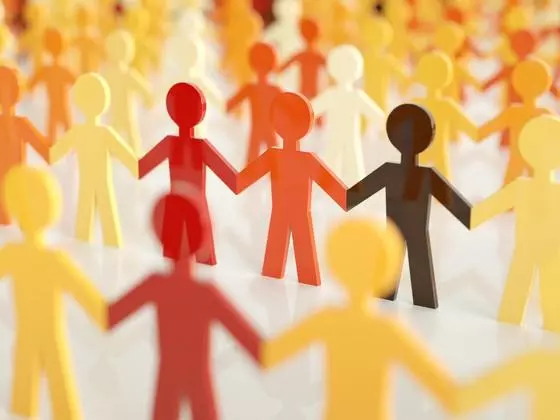 Cut out figures network 