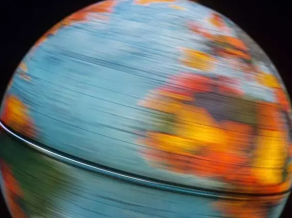 Spinning Globe