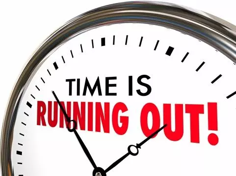 Time is running out!