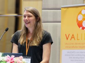 Paula presenting her VALIDATE funded research at the VALIDATE Annual Meeting 2025
